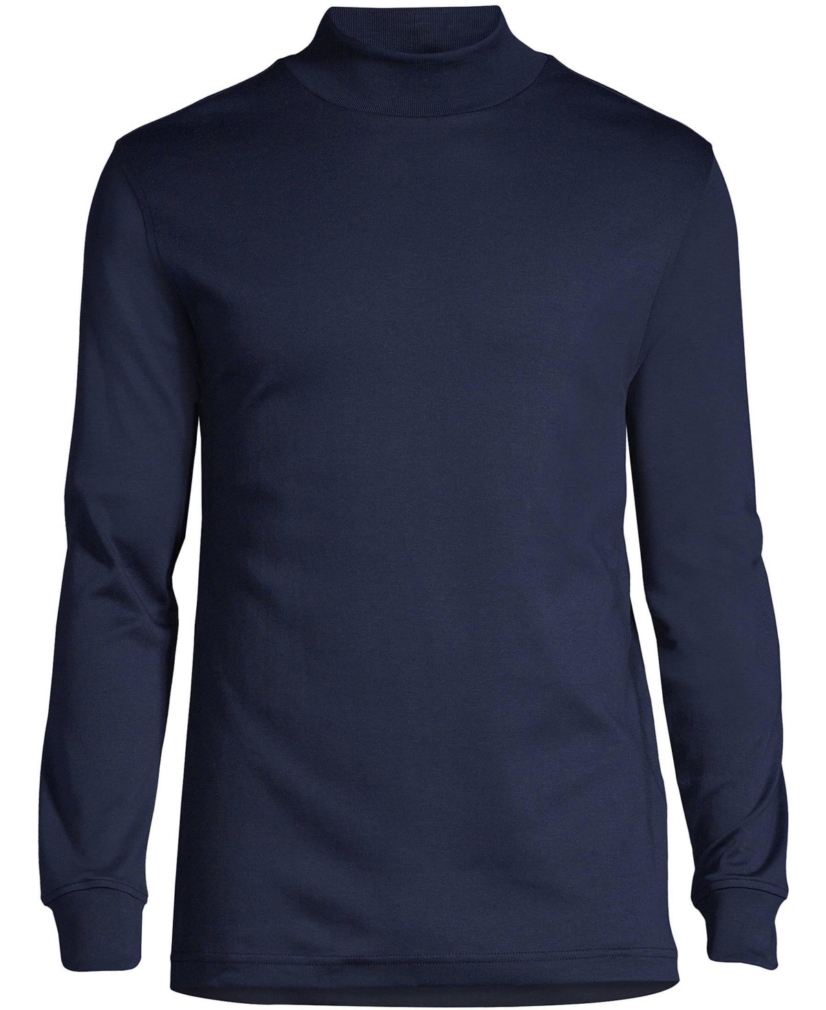 Lands' End Men's Cotton Supima Mock Turtleneck
