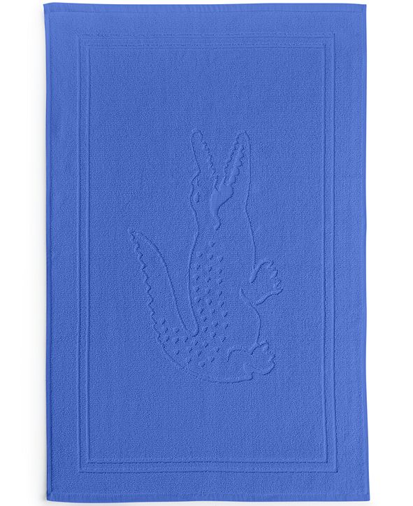 Lacoste CLOSEOUT! Croc Solid 22" x 34" Tub Mat & Reviews Bath Rugs