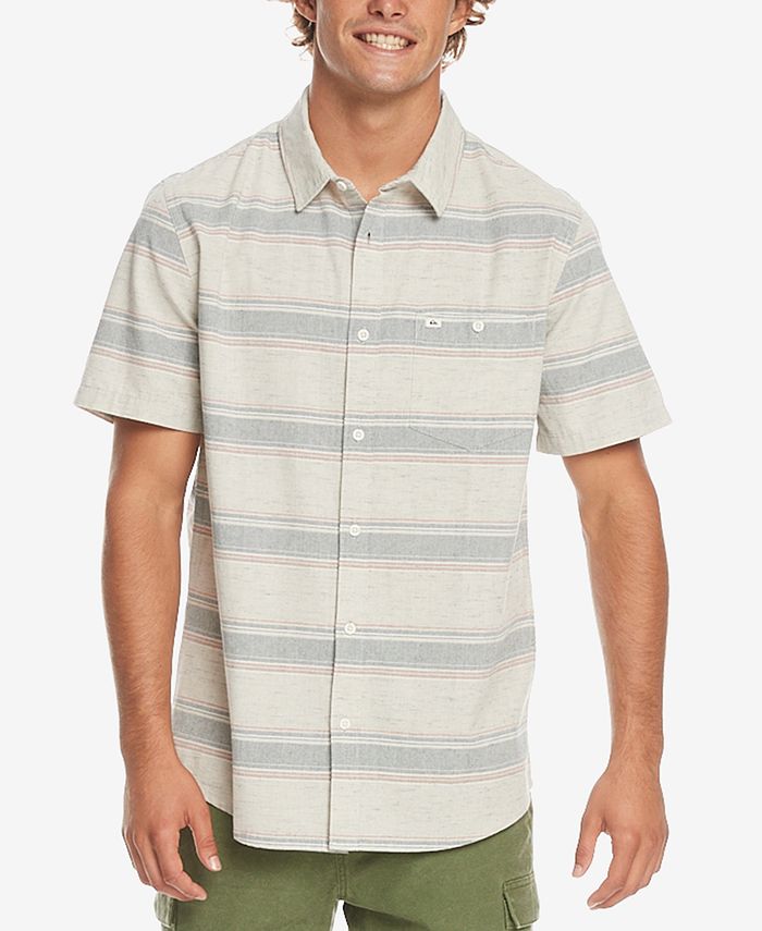 Quiksilver Men's Cali Sunrise Short Sleeve Shirt - Macy's