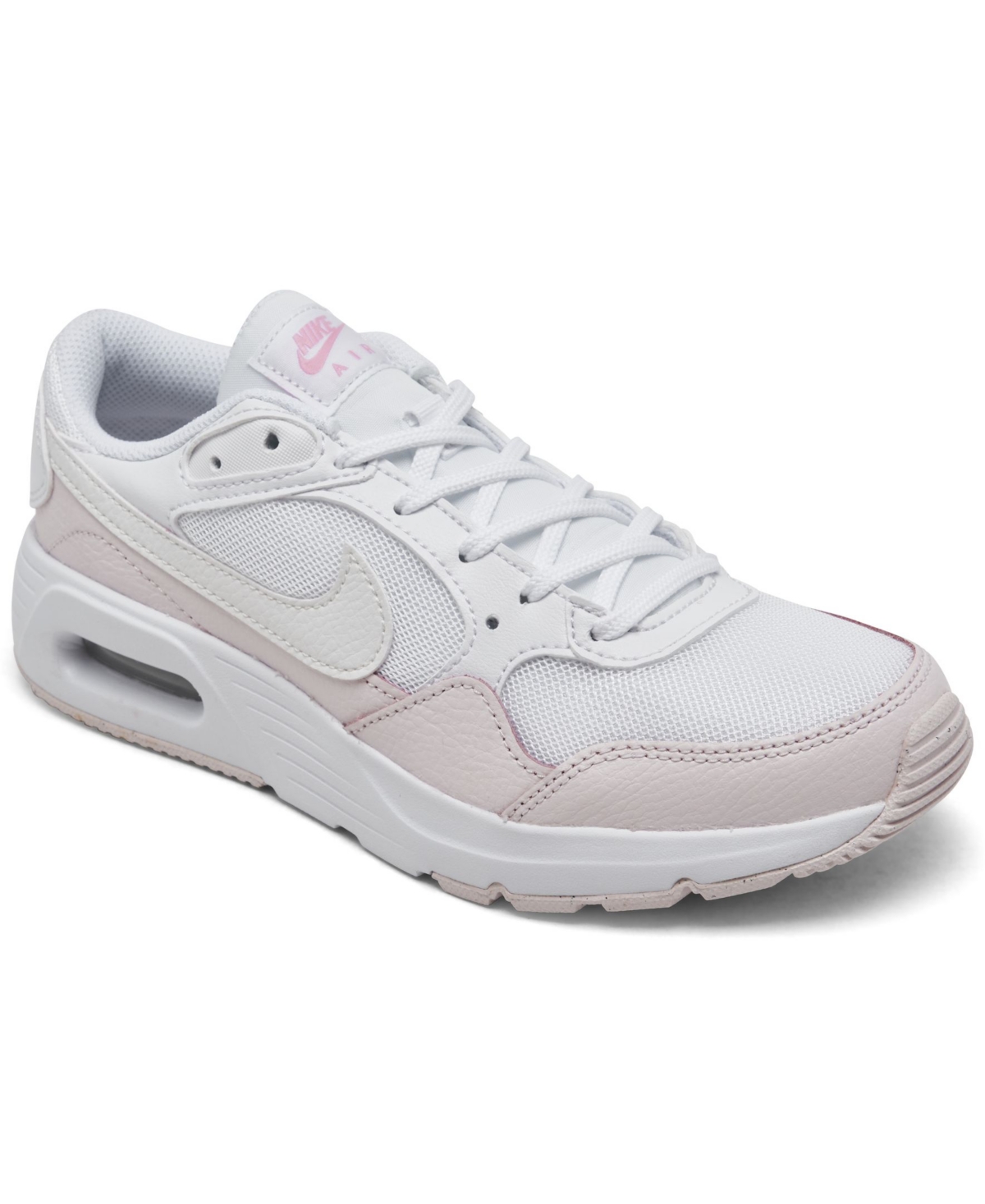 Nike Big Kids Air Max Sc Casual Sneakers From Finish Line In White,summit White