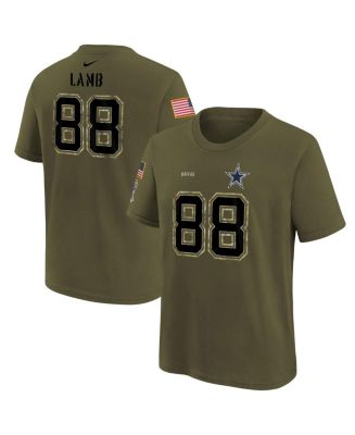 Youth Nike CeeDee Lamb Olive Dallas Cowboys 2022 Salute To Service