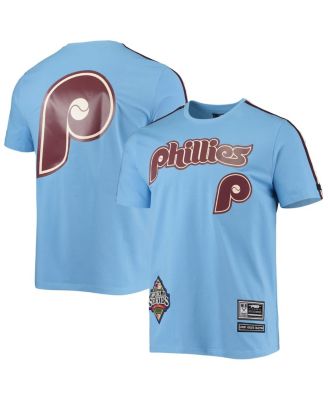 Mitchell & Ness Adult Size Medium Philadelphia Phillies Big Face Short  Sleeve Shirt - Sky Blue