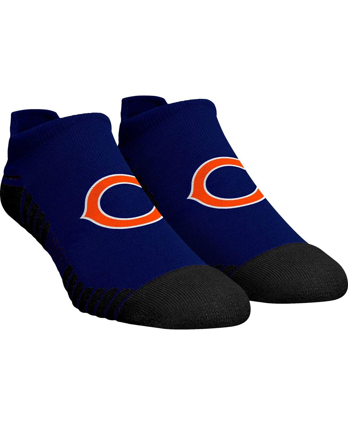Rock 'em Men's And Women's  Socks Chicago Bears Hex Ankle Socks In Navy