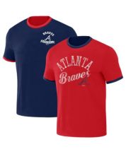 Atlanta Braves Dale Murphy Signature T-Shirt from Homage. | Light Blue | Vintage Apparel from Homage.