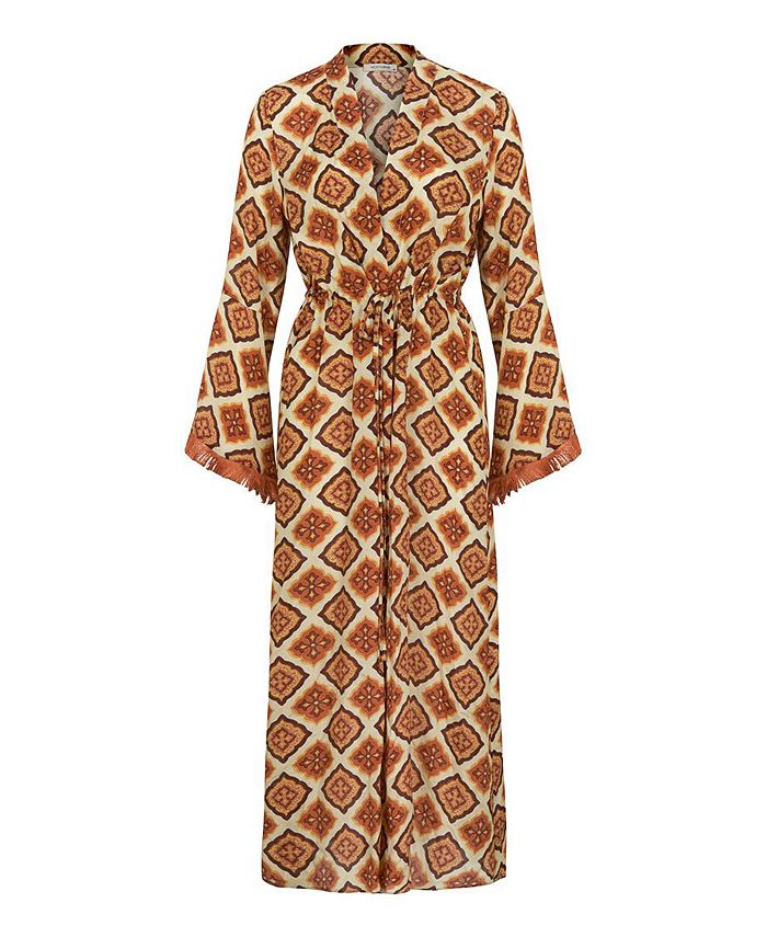 Macy's kimono dress discount