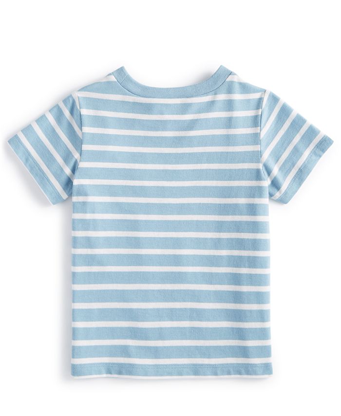 First Impressions Baby Boys Festive Stripe Pocket T Shirt, Created for ...