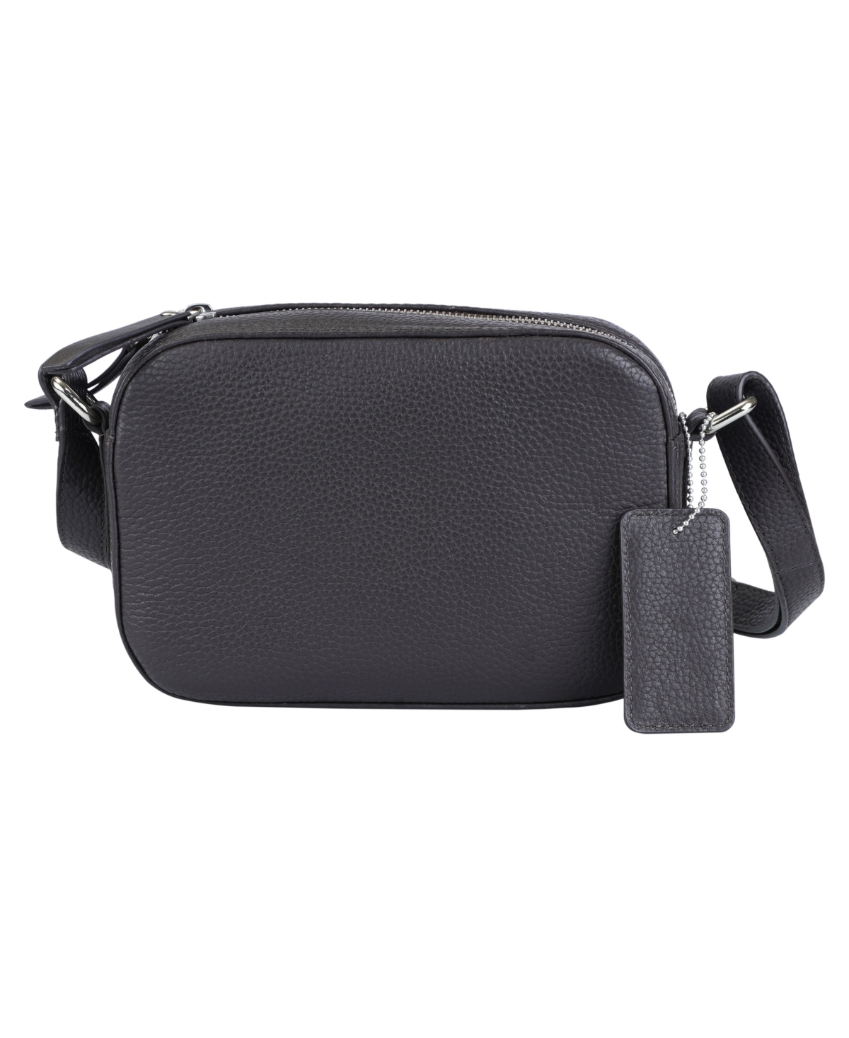Mancini Pebbled Collection Clara Leather Crossbody Bag