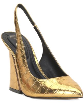 Jessica Simpson - Jiles 2 Metallic Slingback Pumps