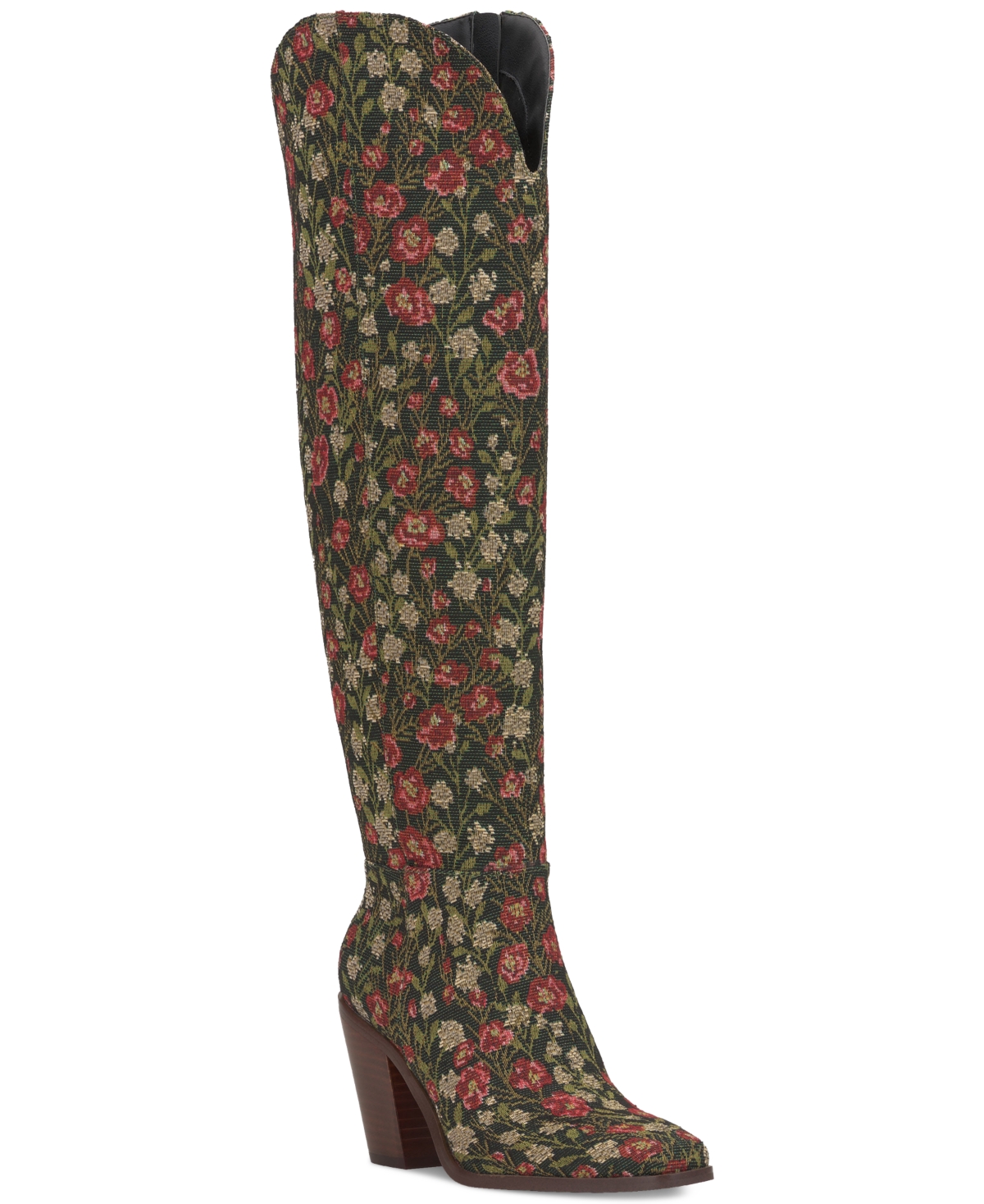 Jessica Simpson Ravyn Knee High Boot In Multi Textile
