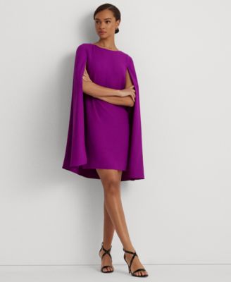 Lauren Ralph Lauren - Women's Georgette Cape Dress