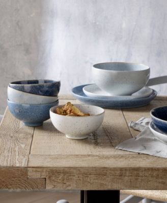 Studio Blue Rice Bowls, Set of 4