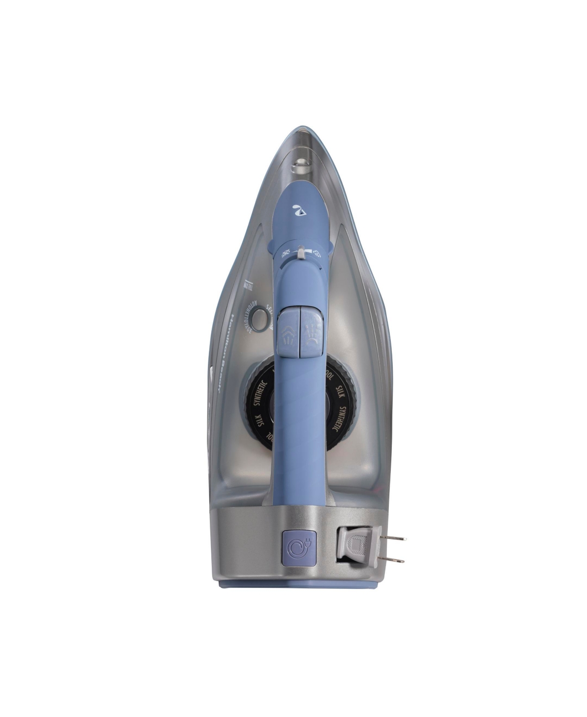 Hamilton Beach Durathon Electronic Retractable Cord Iron In Silver