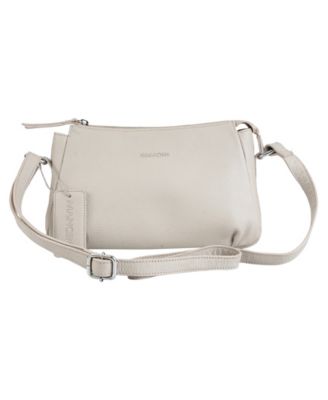 Pebbled Collection Charlize Leather Crossbody Bag