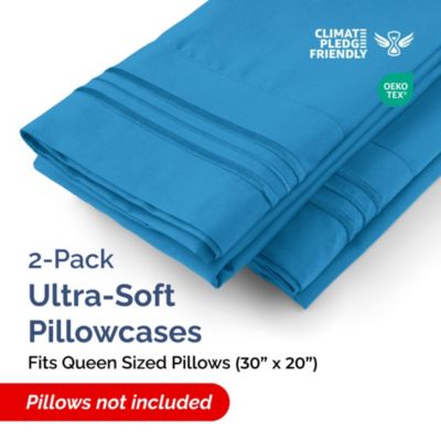 Soft Microfiber Pillowcase Set of 2 - Queen