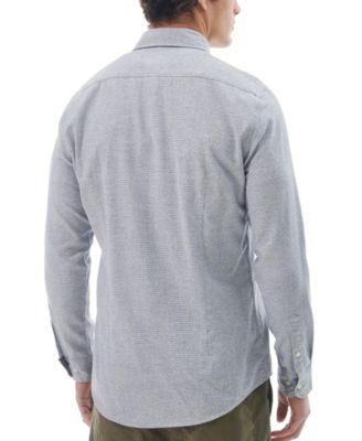 Men's Turner Tailored-Fit Micro-Houndstooth Button-Down Shirt 