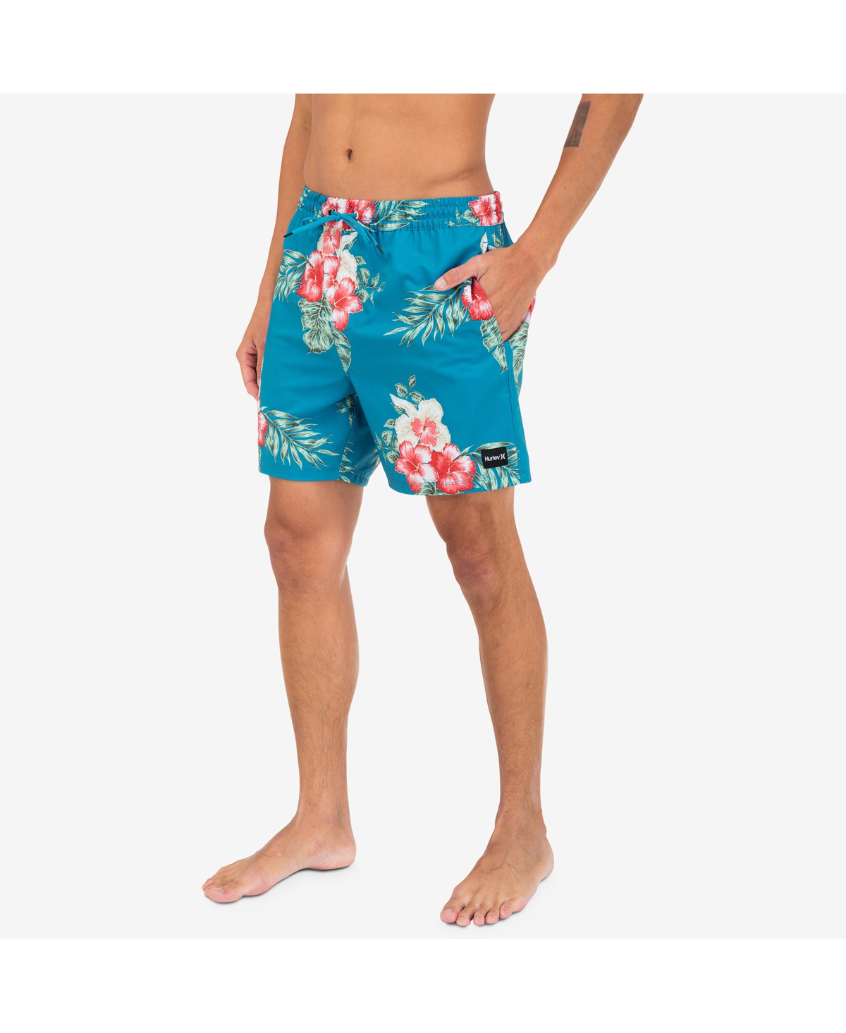 Hurley Men's Cannonball Volley 17" Boardshorts In Electro