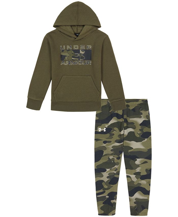 Under Armour Toddler Boys Neo Camo LockUp Hoodie and Joggers Set Macy's