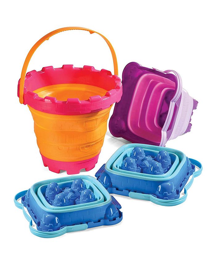Dollar Deal Sand Castle Building Kit, Beach Toys, Beach Bucket, Set of