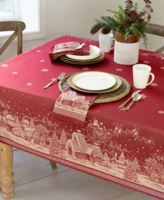 Benson Mills - Wonderland Engineered Jacquard Tablecloth, 60" x 120"