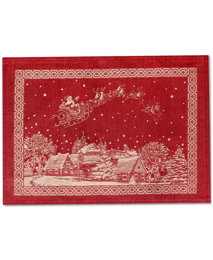 Benson Mills Wonderland Engineered Jacquard Placemat, 13" x 18" Macy's
