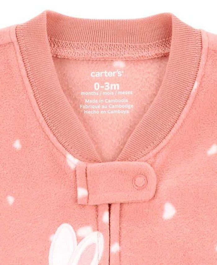 Carter's Baby Boys and Baby Girls 2 Way Zip Fleece Wearable Blanket