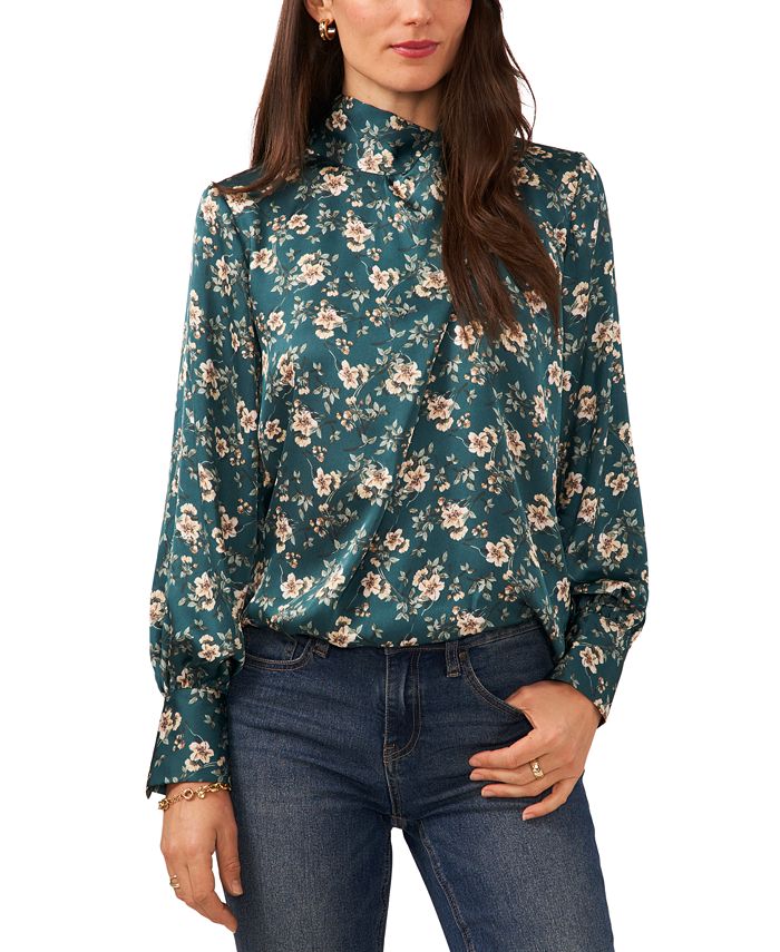 Vince camuto clearance long sleeve blouse