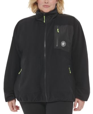 DKNY - Sport Plus Size Polar Fleece Full Zip-Up Jacket