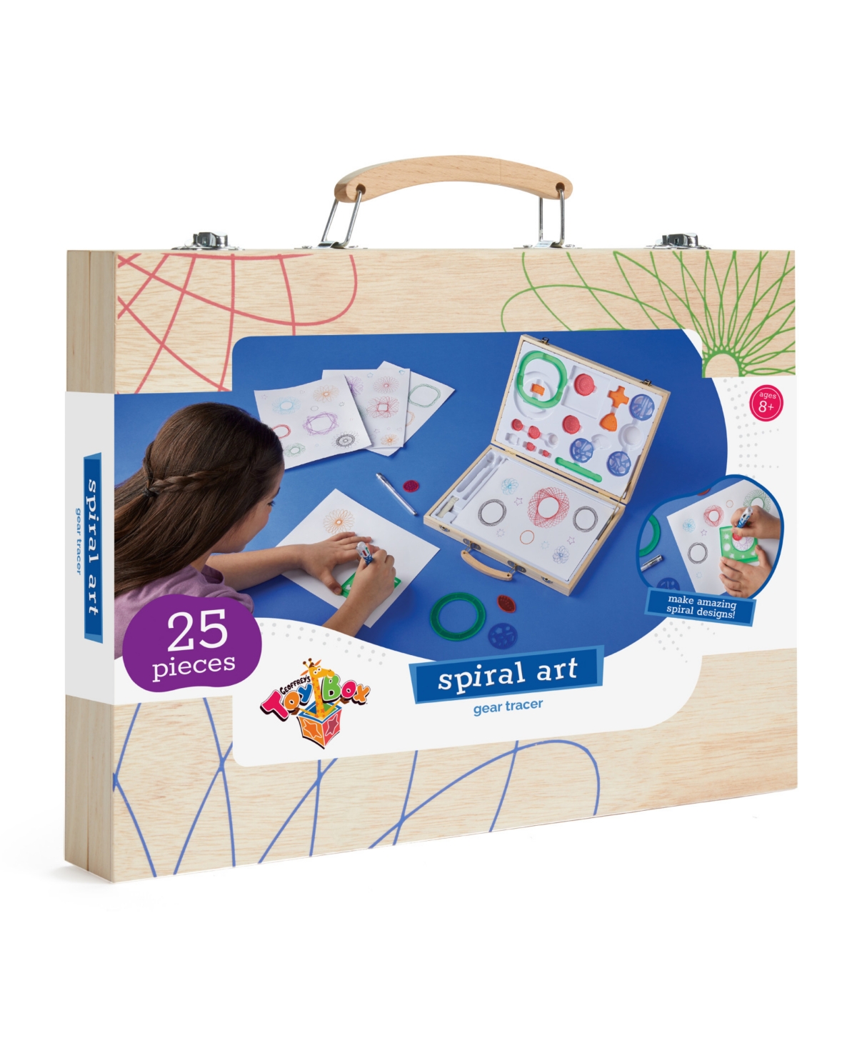 Shop Geoffrey's Toy Box Spiral Art 25 Pieces Gear Tracer, Created For Macy's In Open Miscellaneous