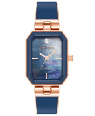Women's Quartz Enamel Alloy Bangle Watch, 24mm x 37.5mm