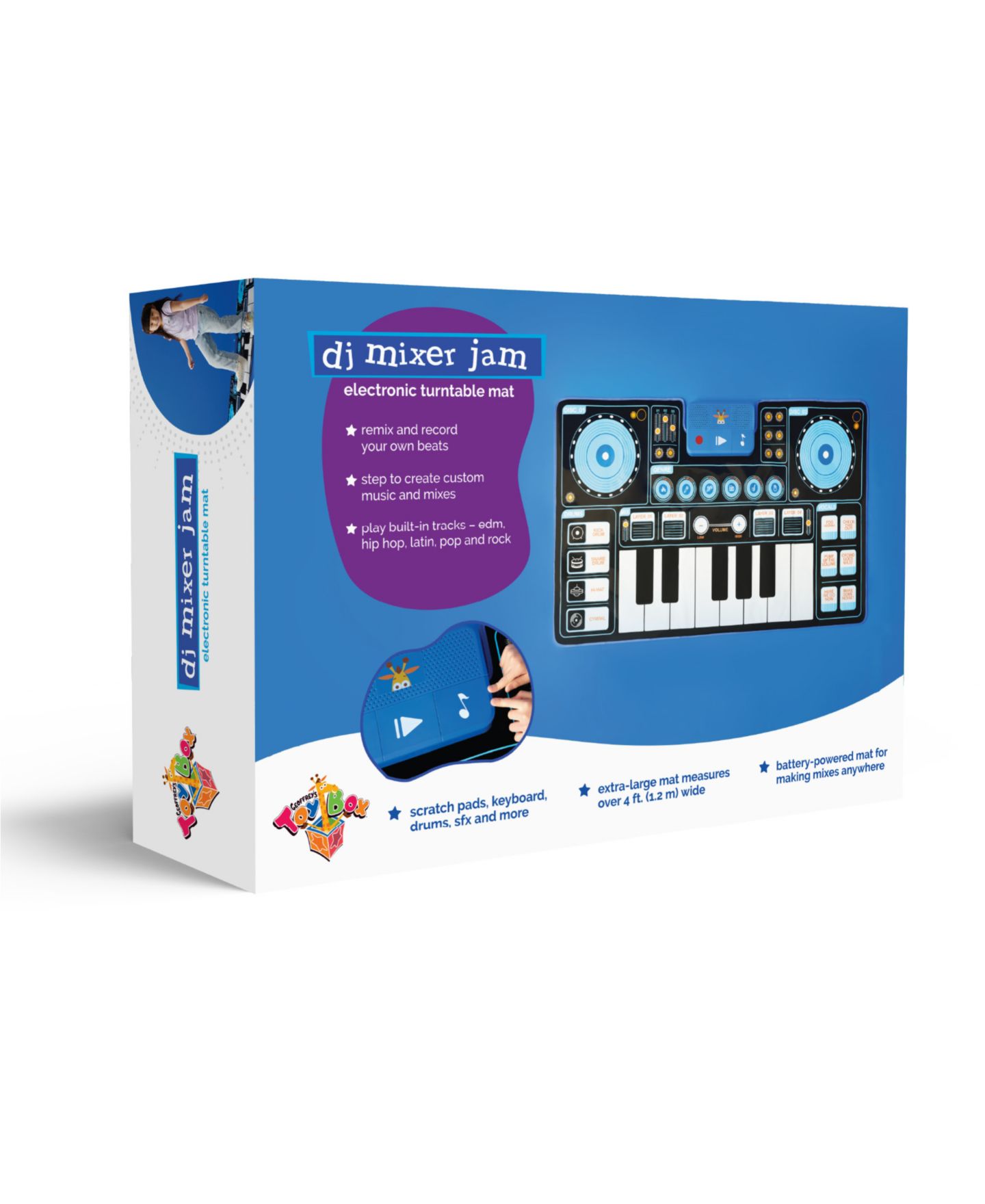 Детская игрушка Geoffrey's Toy Box DJ Mixer Jam Electronic Turntable Mat — фото 3
