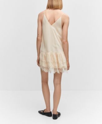 MANGO Women's Lace Camisole Dress - Macy's