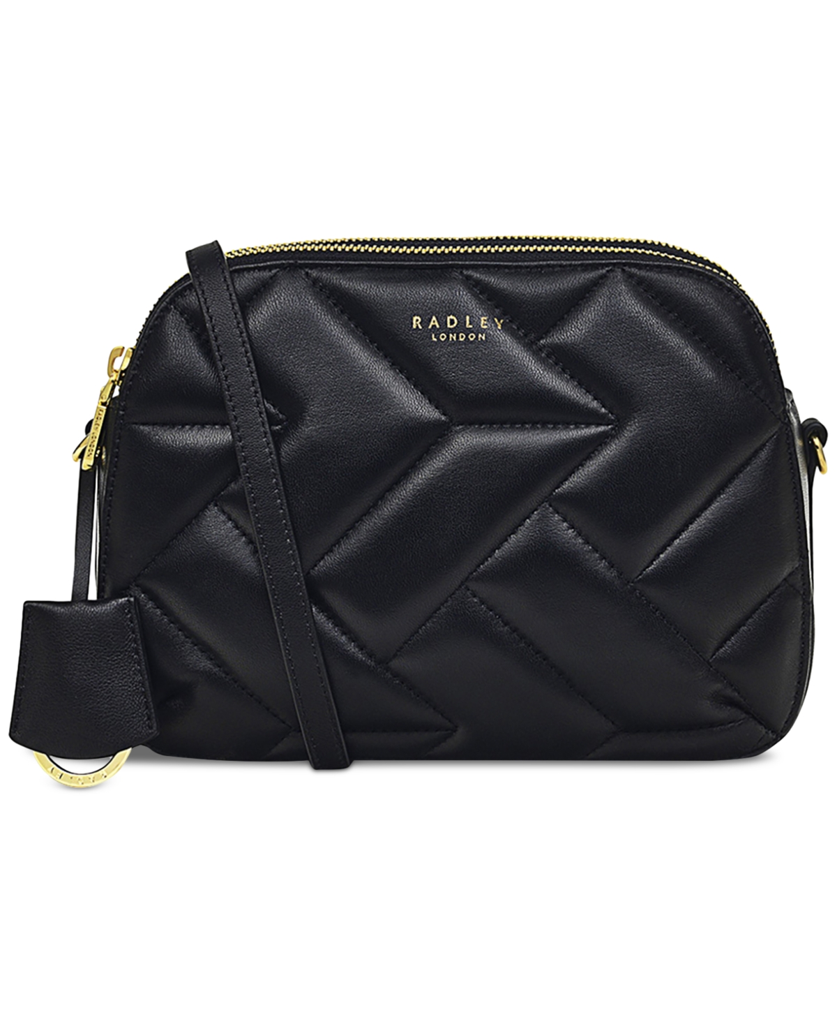 Dukes Place Small Leather Crossbody - Black