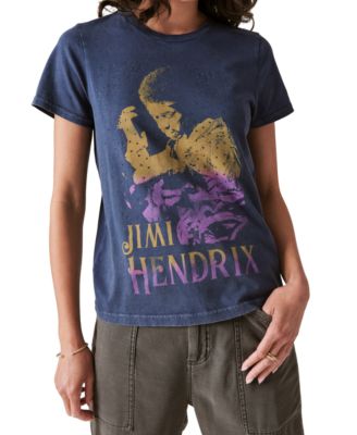 Lucky Brand - Women's Jimi Hendrix Gems Classic Graphic T-Shirt