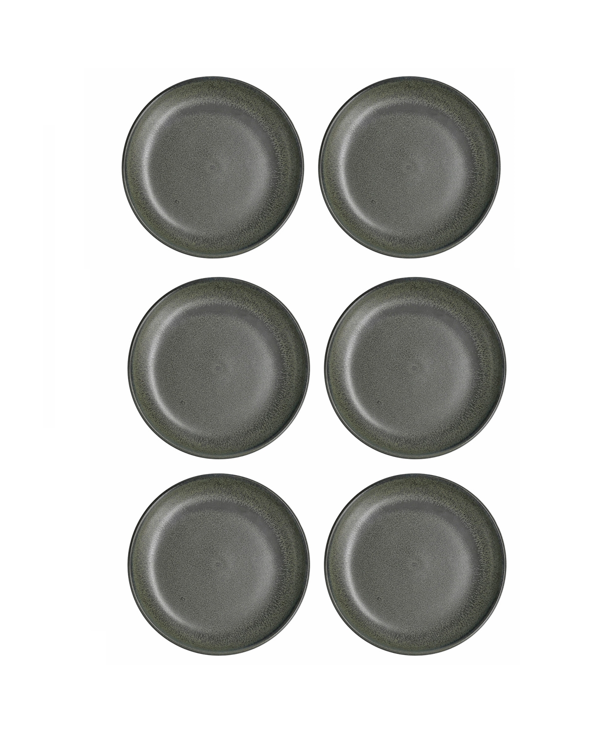 Fortessa Sound Forest Coupe 6 Pc. Bread & Butter Plate Set In Forest