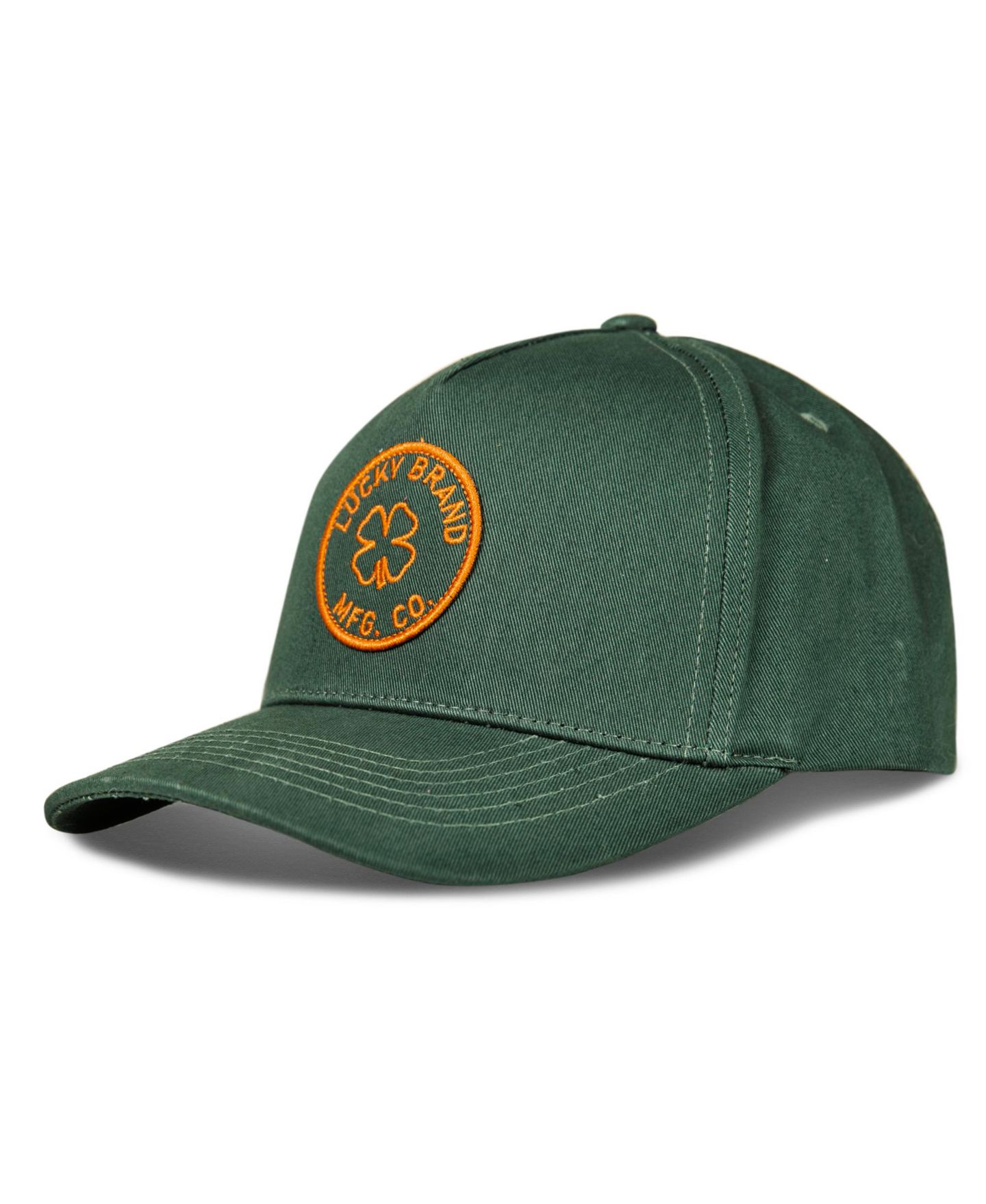 Женский головной убор Lucky Brand MFG Co. Patch Hat, цвет: Тёмно-зелёный — фото 1
