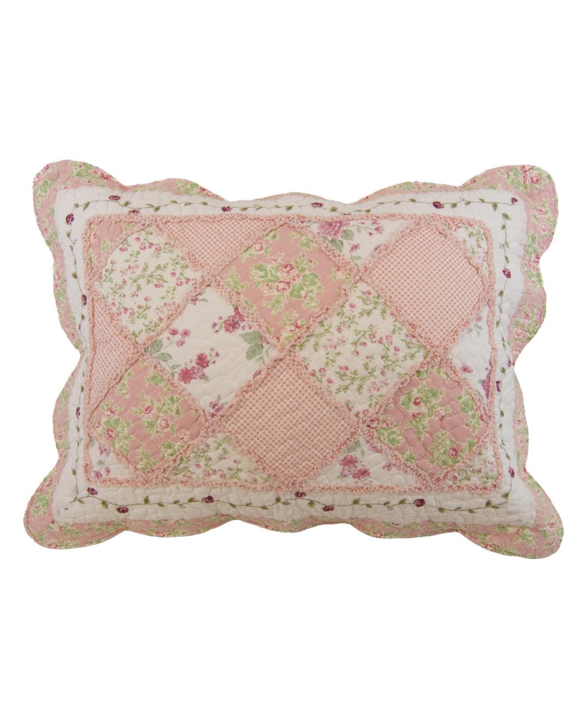 Donna Sharp Strawberry Garden 3 Piece Cotton Quilt Set