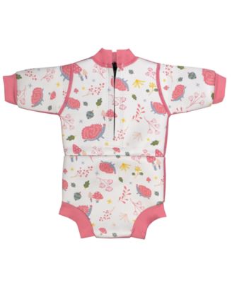 Baby Girls Happy Nappy Wetsuit with Swim Diaper