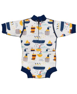 Baby Boys Happy Nappy Wetsuit with Swim Diaper