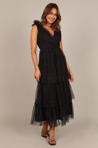Petal and Pup Women's Asteria Tulle Tiered Maxi Dress - Macy's