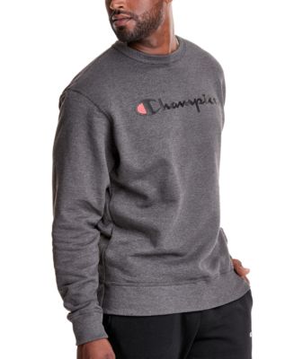 Champion Men's Powerblend Fleece Logo Sweatshirt - Macy's