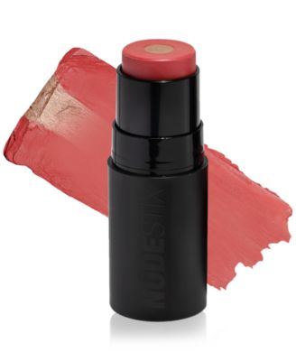 Nudestix Nudies Matte + Glow Core All Over Face Blush Color, 0.2 oz. - Sunset Gold (Golden Deep Coral)