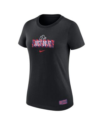 Women's Black USMNT Verbiage T-shirt