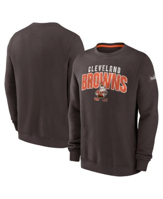 Nike Men's Cleveland Browns Rewind Logo T-Shirt - Brown - M Each