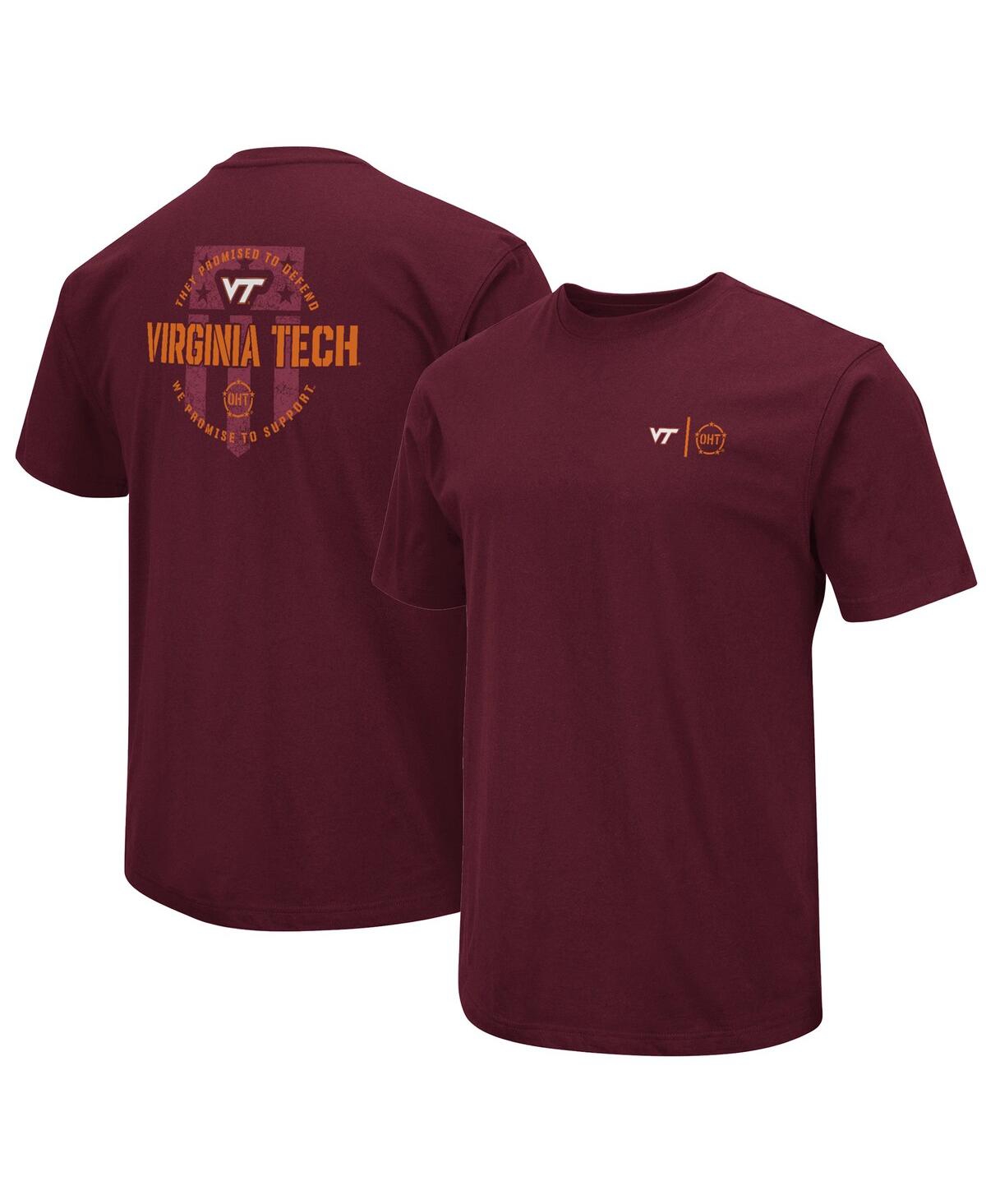 Men's Colosseum Maroon Virginia Tech Hokies Oht Military-Inspired Appreciation T-shirt - Maroon