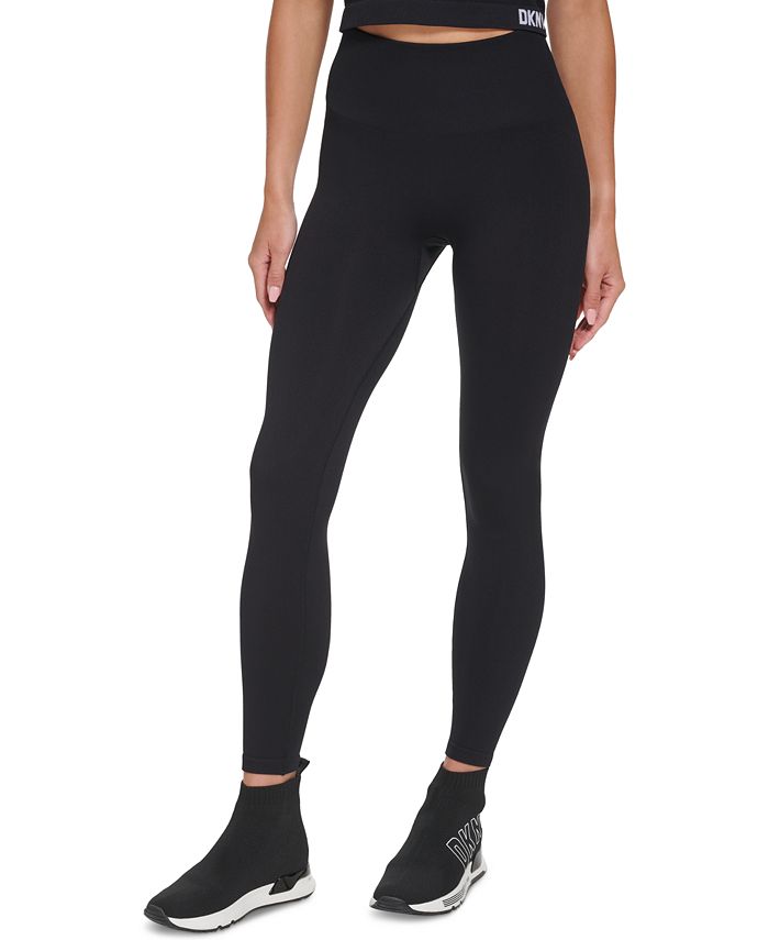 DKNY Women's Performance Seamless Solid Leggings - Macy's