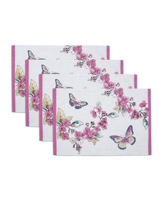 Butterfly Meadow Floral 4 Piece Place Mat