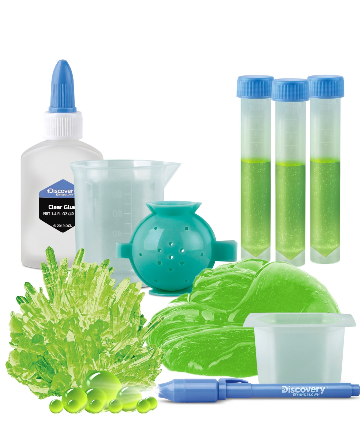 Discovery Mindblown Kids' Glow Science Lab Glow-in-the-dark Experiment Set, Created For Macy's In Open Miscellaneous
