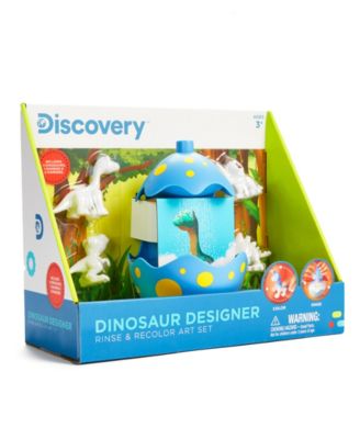 Dinosaur Designer Rinse and Recolor, 11 Piece Art Set