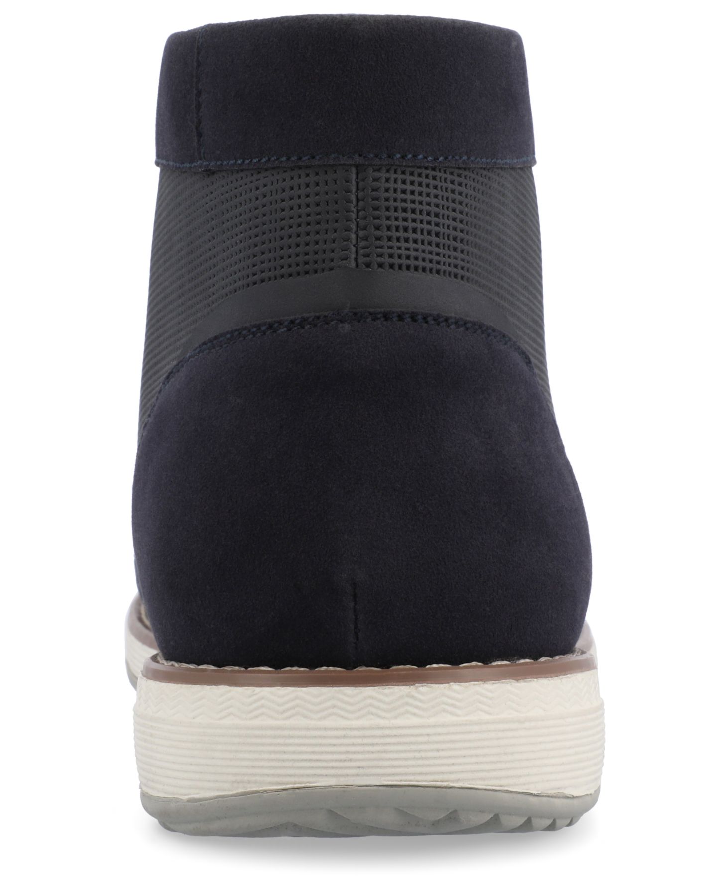 Мужские ботинки Vance Co. Austin Wide Width Tru Comfort Foam Lace-Up Cap Toe Chukka, цвет: Тёмно-синий — фото 3