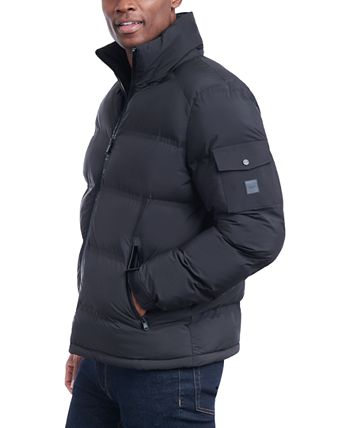 Michael Kors Men's Shiny Hooded Puffer Jacket, Created for Macy's